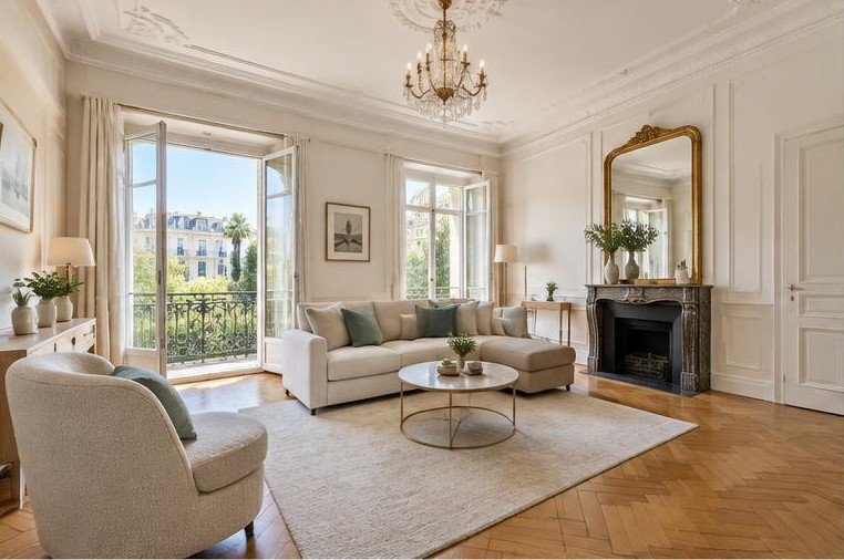 4 pièces Belle Époque, balcon à Cimiez